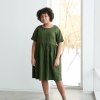 Comfortable linen dress with pockets