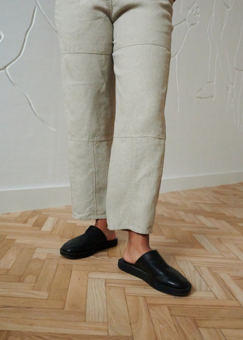 Close up utility inspired trousers