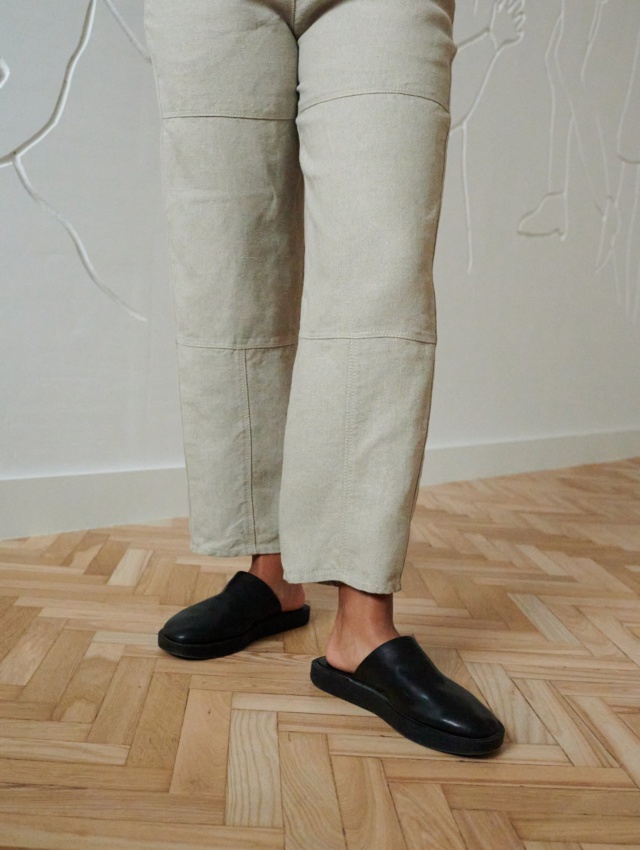 Close up utility inspired trousers