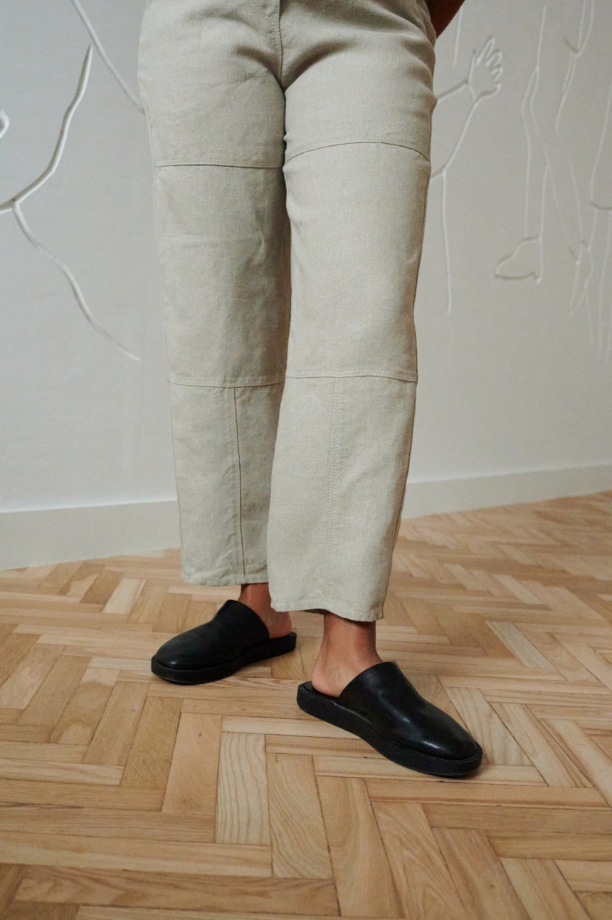 Close up utility inspired trousers