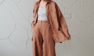 flowy oversized summer button down with pockets