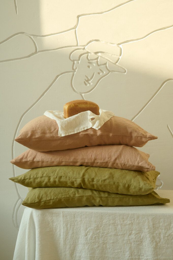 Linen pillow cases