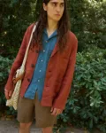 heavy linen blazer for men