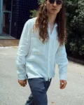 men wearing white linen shirt