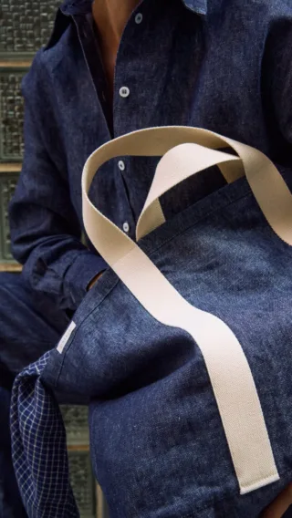 denim linen uniform